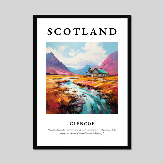 Poster of Glencoe, Scotland.