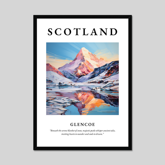 Poster of Glencoe, Scotland.