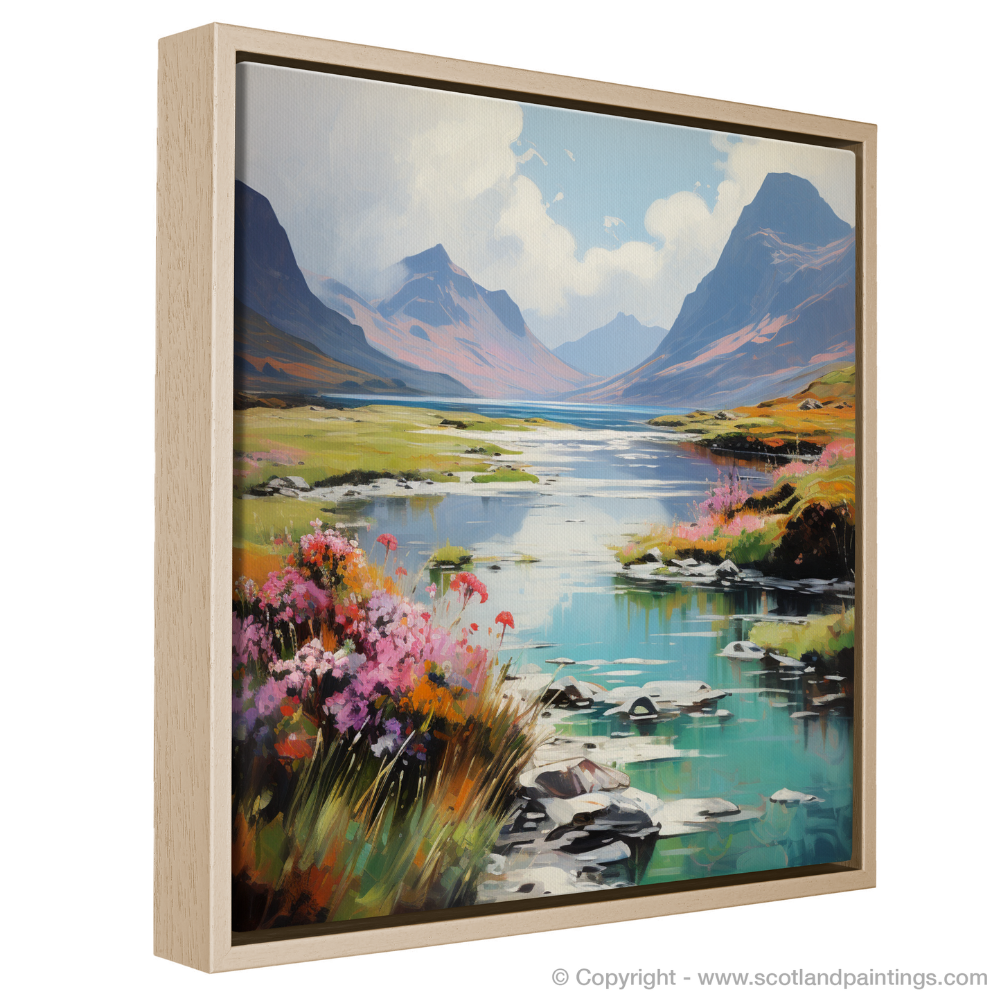 Wild Harmony: Fauvist Ode to a Highland Lochan