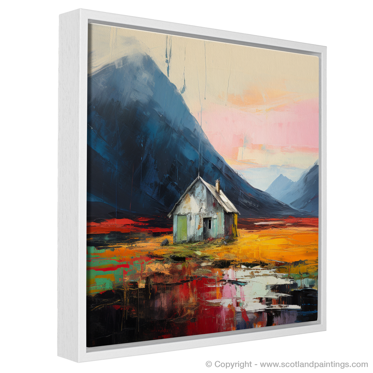 Cabin in the Color Field: A Glencoe Dusk Story