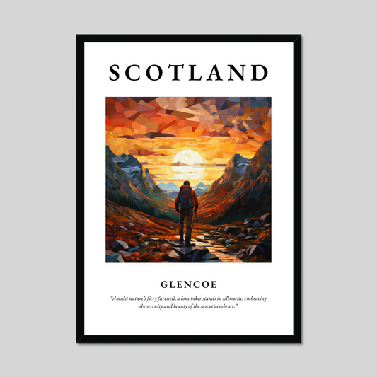 Poster of Glencoe, Scotland.