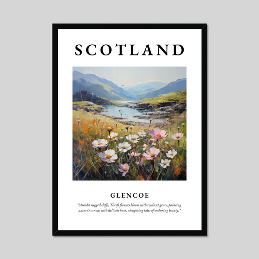 Poster of Glencoe, Scotland.