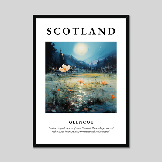 Poster of Glencoe, Scotland.