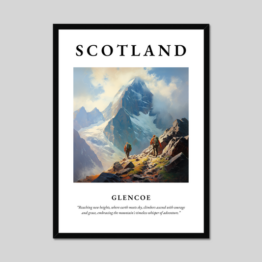 Poster of Glencoe, Scotland.