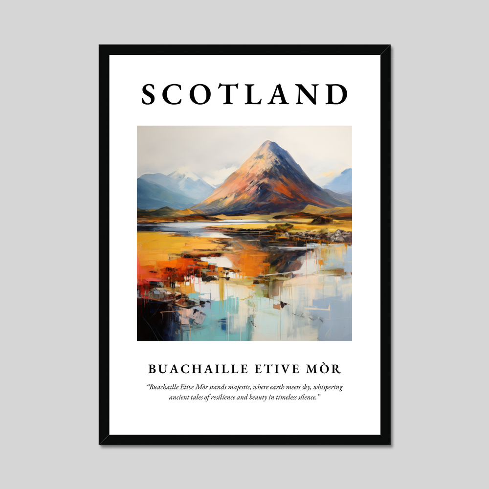 Poster of Buachaille Etive Mòr, Scotland.