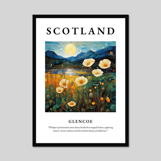 Poster of Glencoe, Scotland.