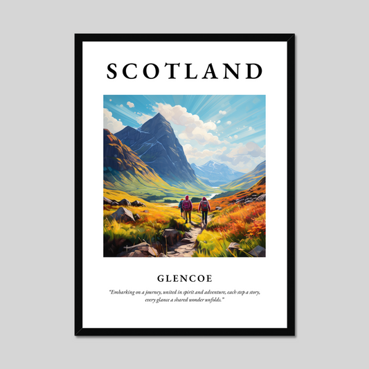 Poster of Glencoe, Scotland.