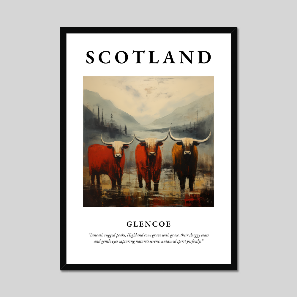 Poster of Glencoe, Scotland.