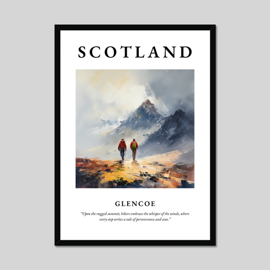 Poster of Glencoe, Scotland.