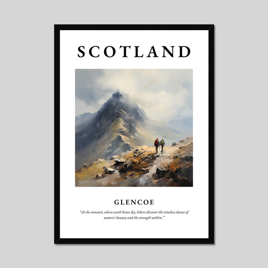 Poster of Glencoe, Scotland.