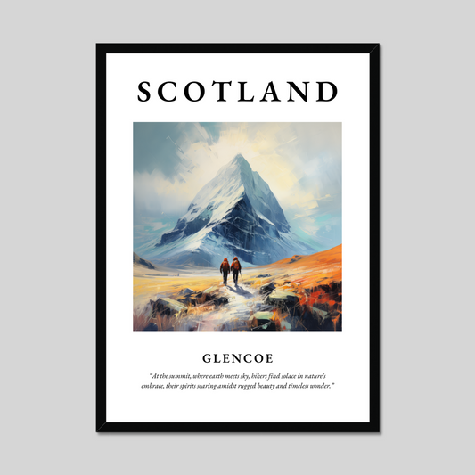 Poster of Glencoe, Scotland.