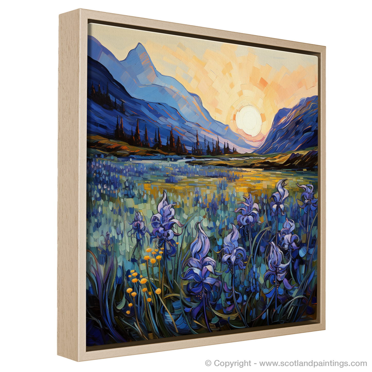 Dusk Embrace in Fauvist Glencoe