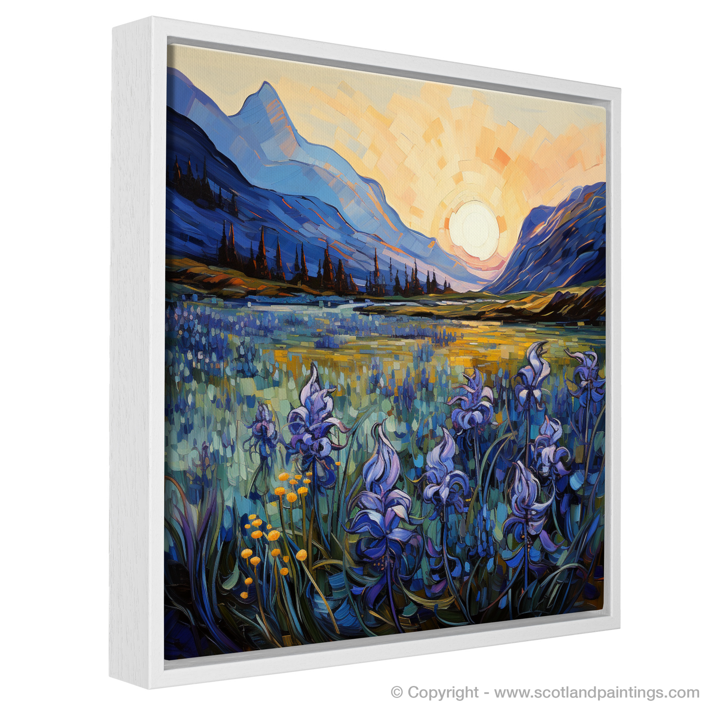 Dusk Embrace in Fauvist Glencoe