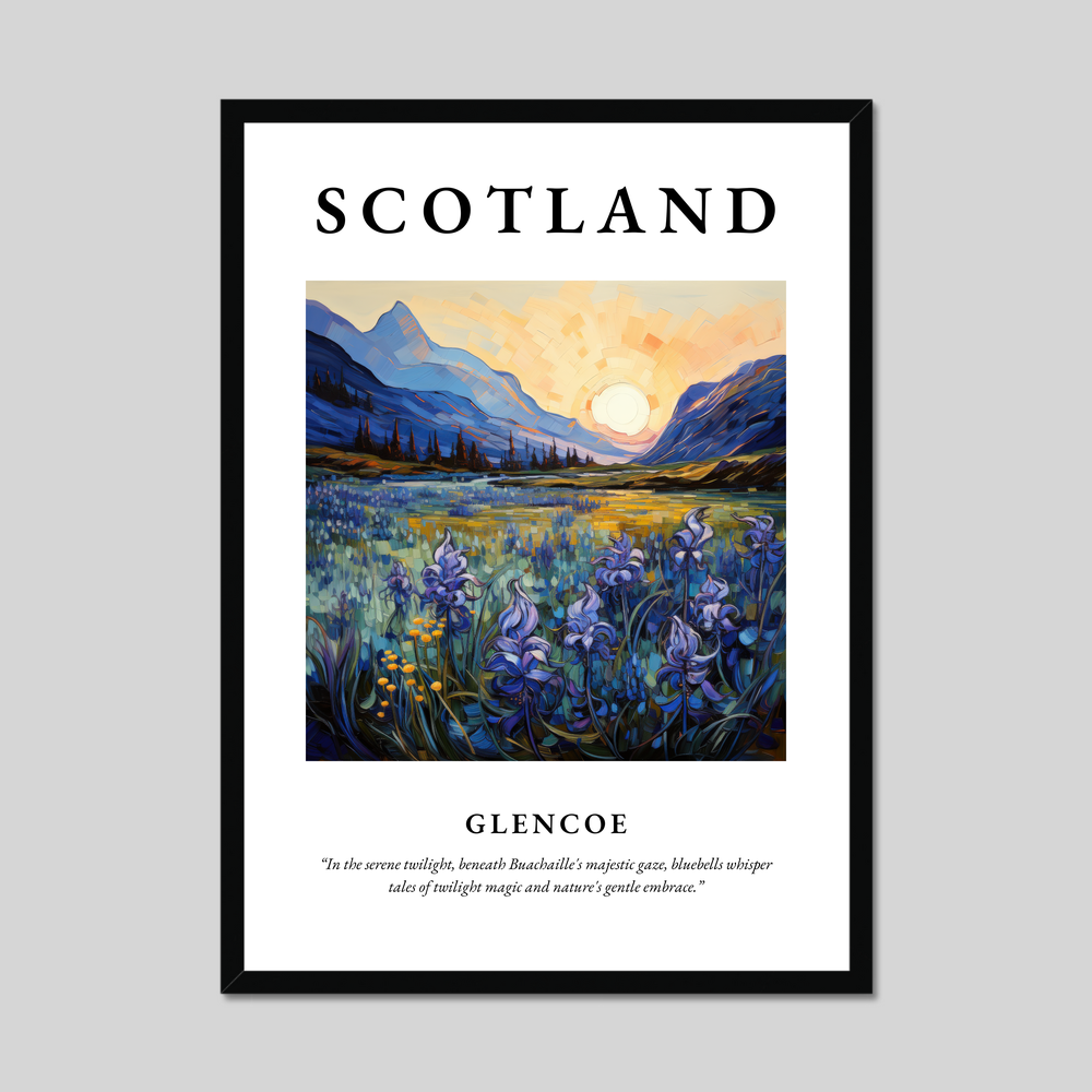 Poster of Glencoe, Scotland.