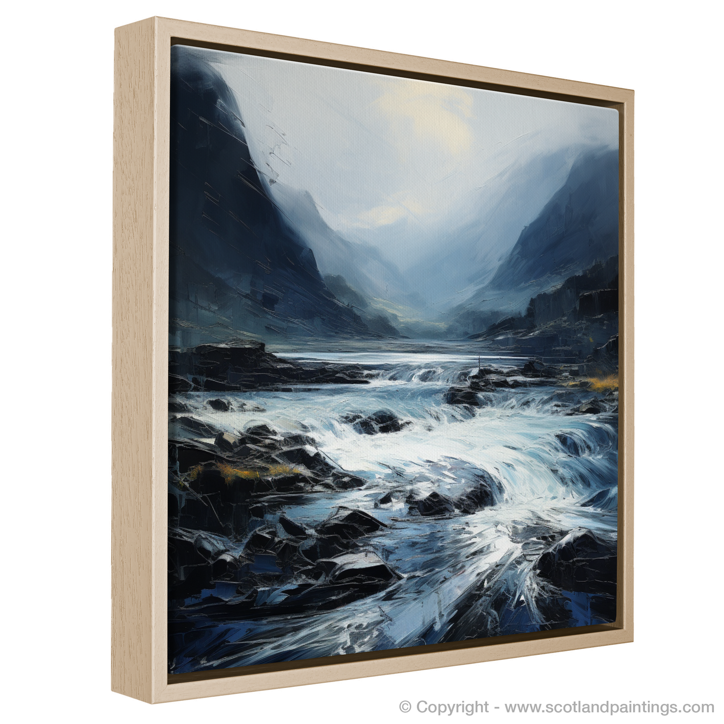 Glistening Rapids of Glencoe: A Minimalist Homage