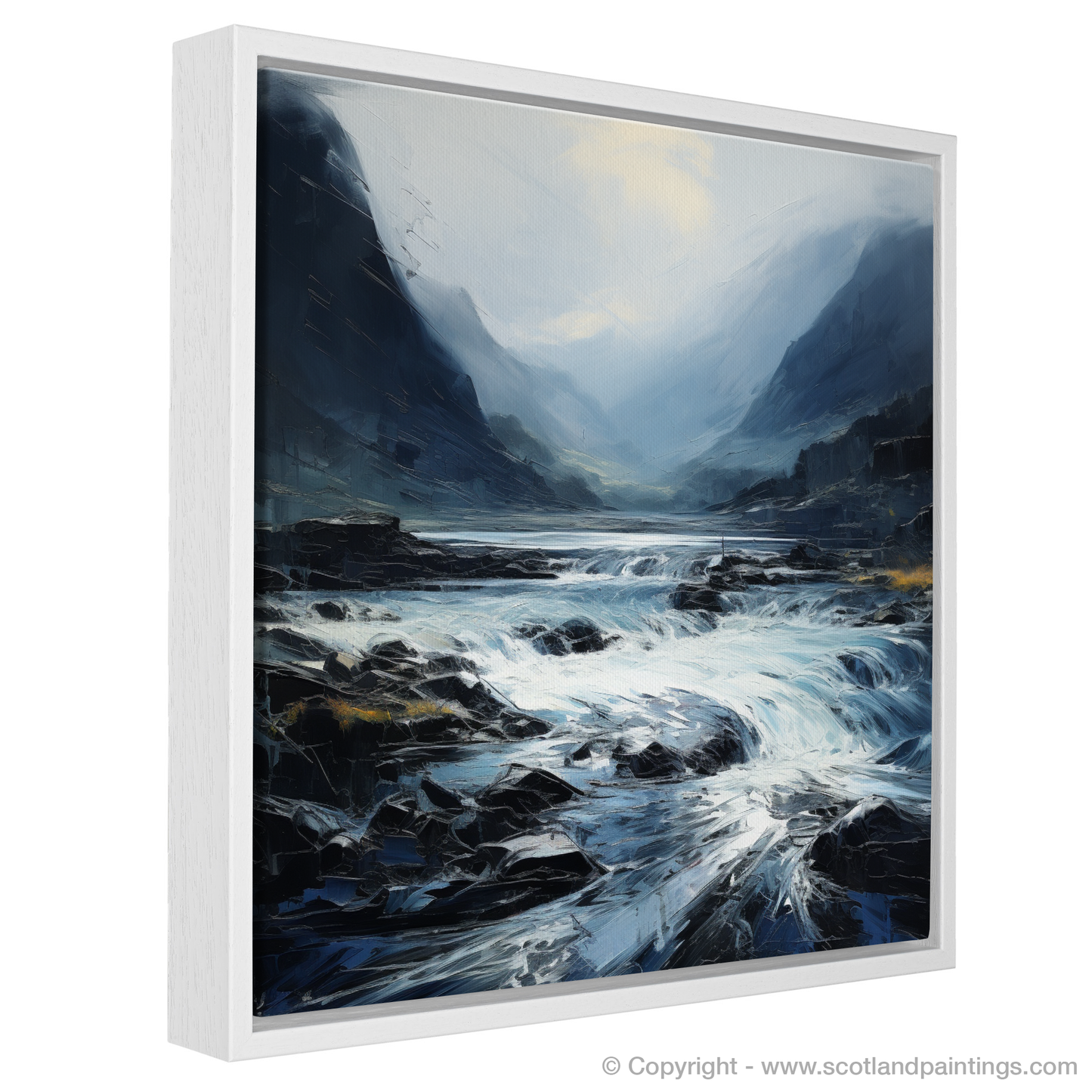 Glistening Rapids of Glencoe: A Minimalist Homage