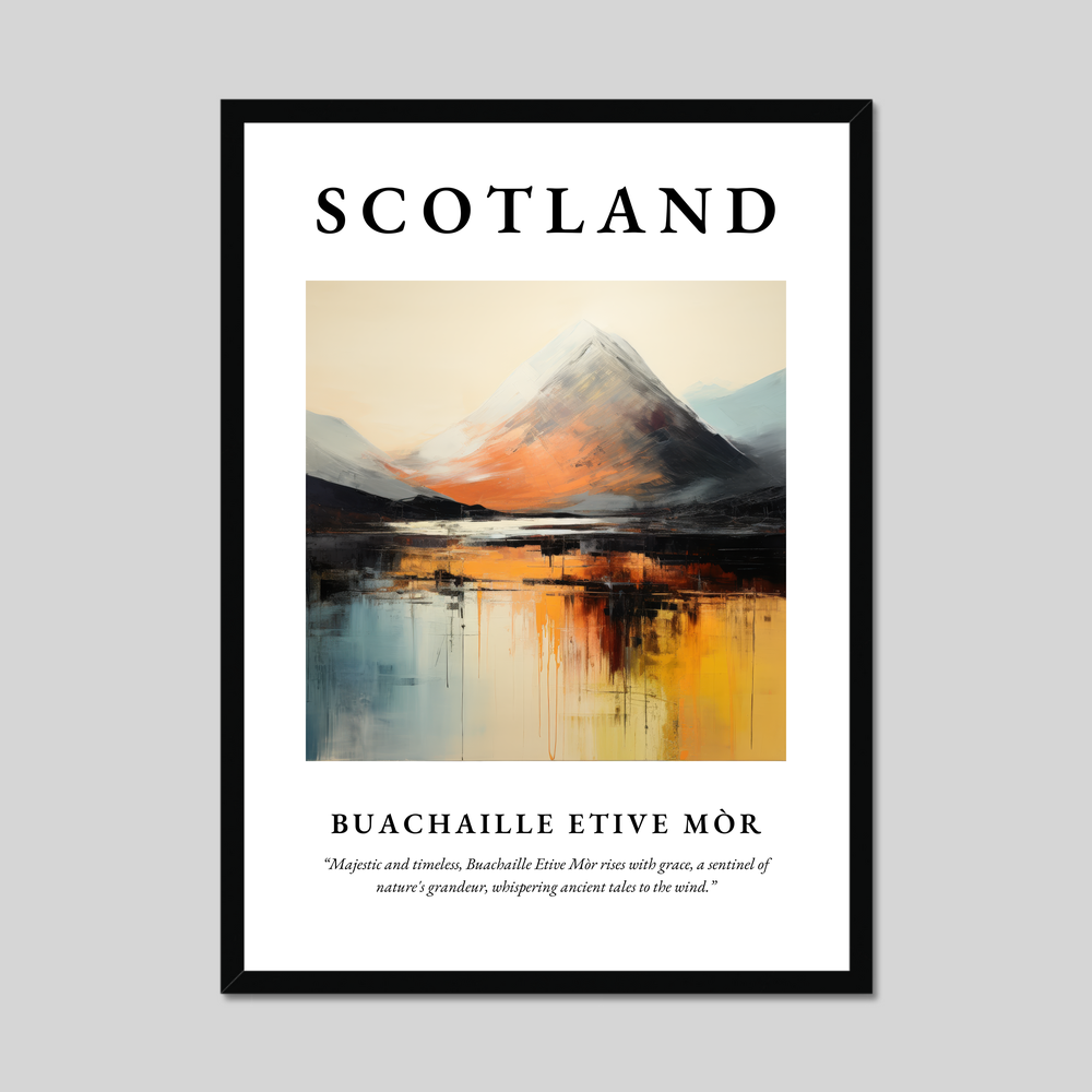 Poster of Buachaille Etive Mòr, Scotland.