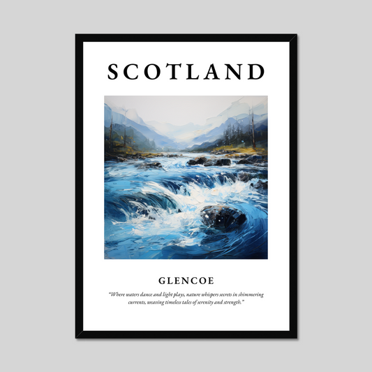 Poster of Glencoe, Scotland.