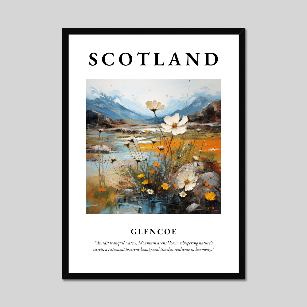 Poster of Glencoe, Scotland.