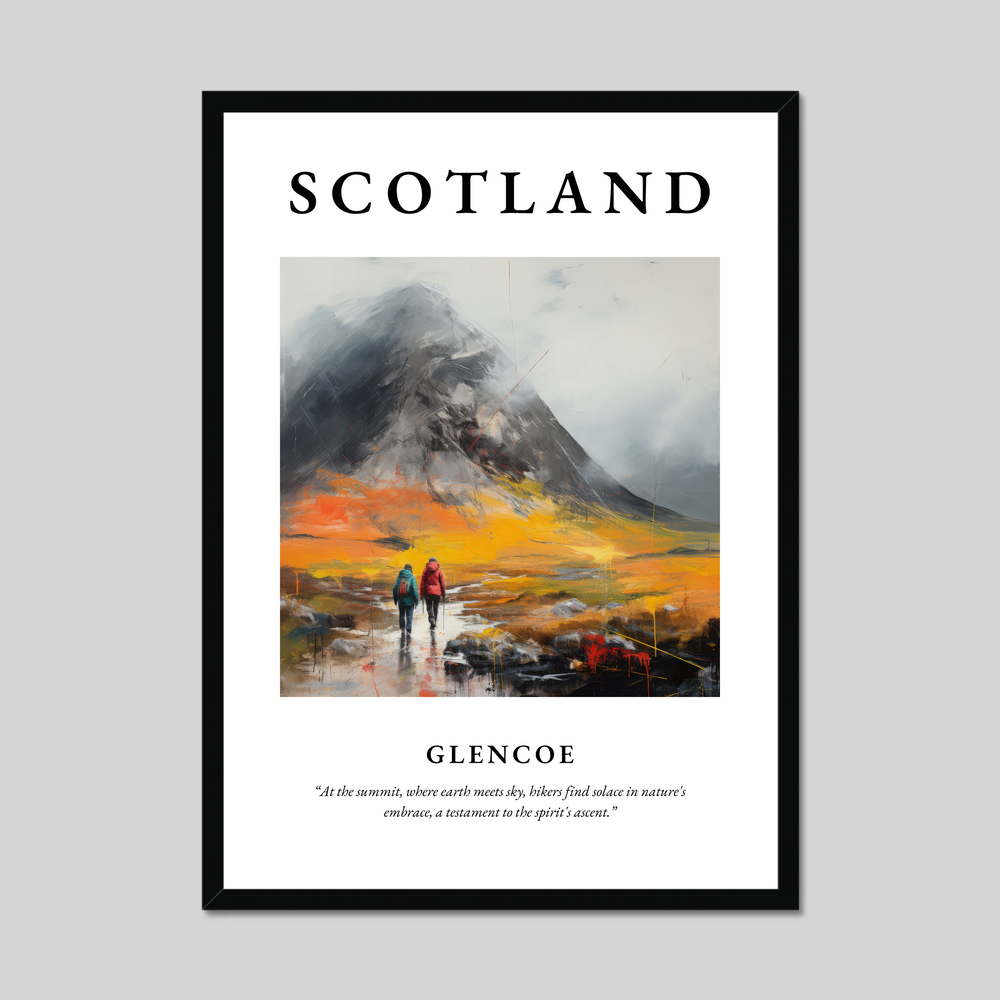 Poster of Glencoe, Scotland.