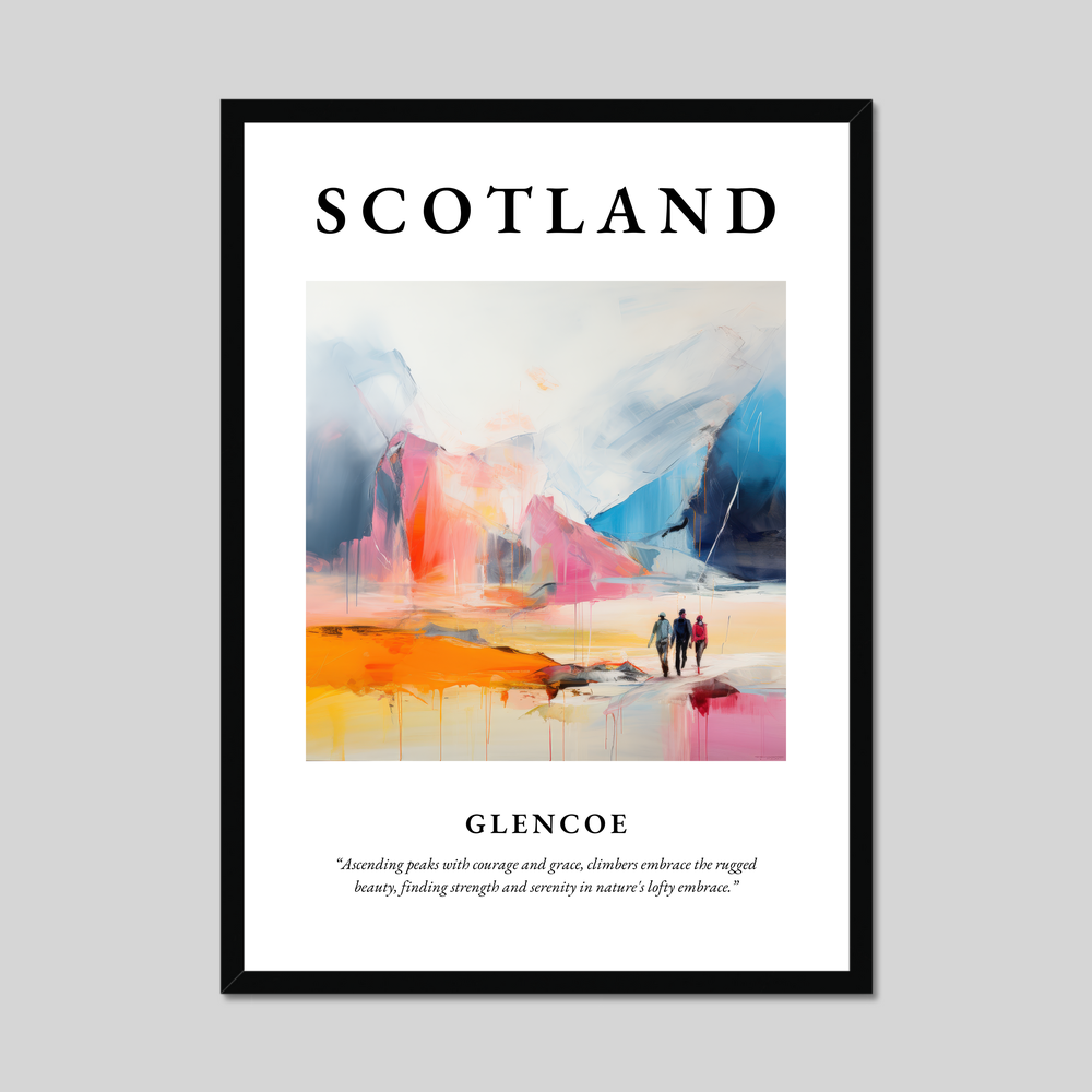 Poster of Glencoe, Scotland.