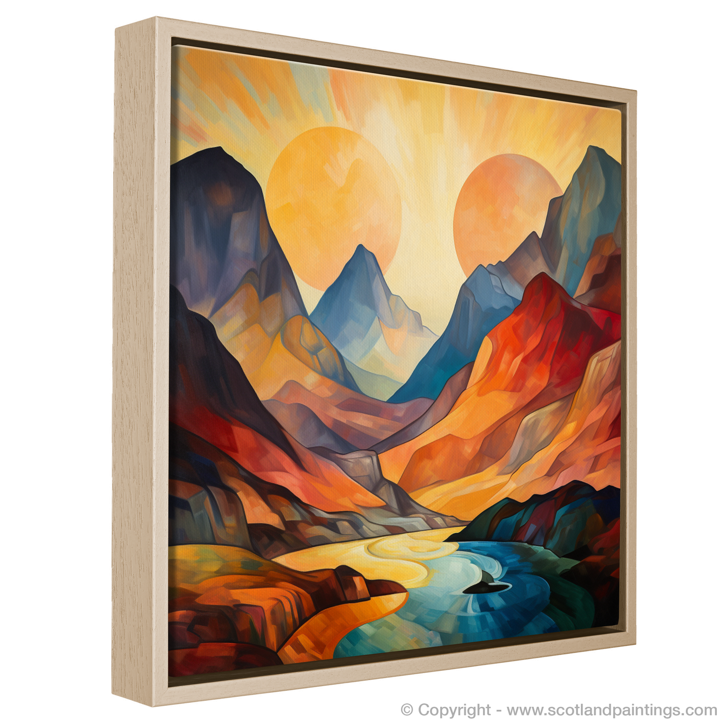 Golden Hour Abstraction: Buachaille Reimagined