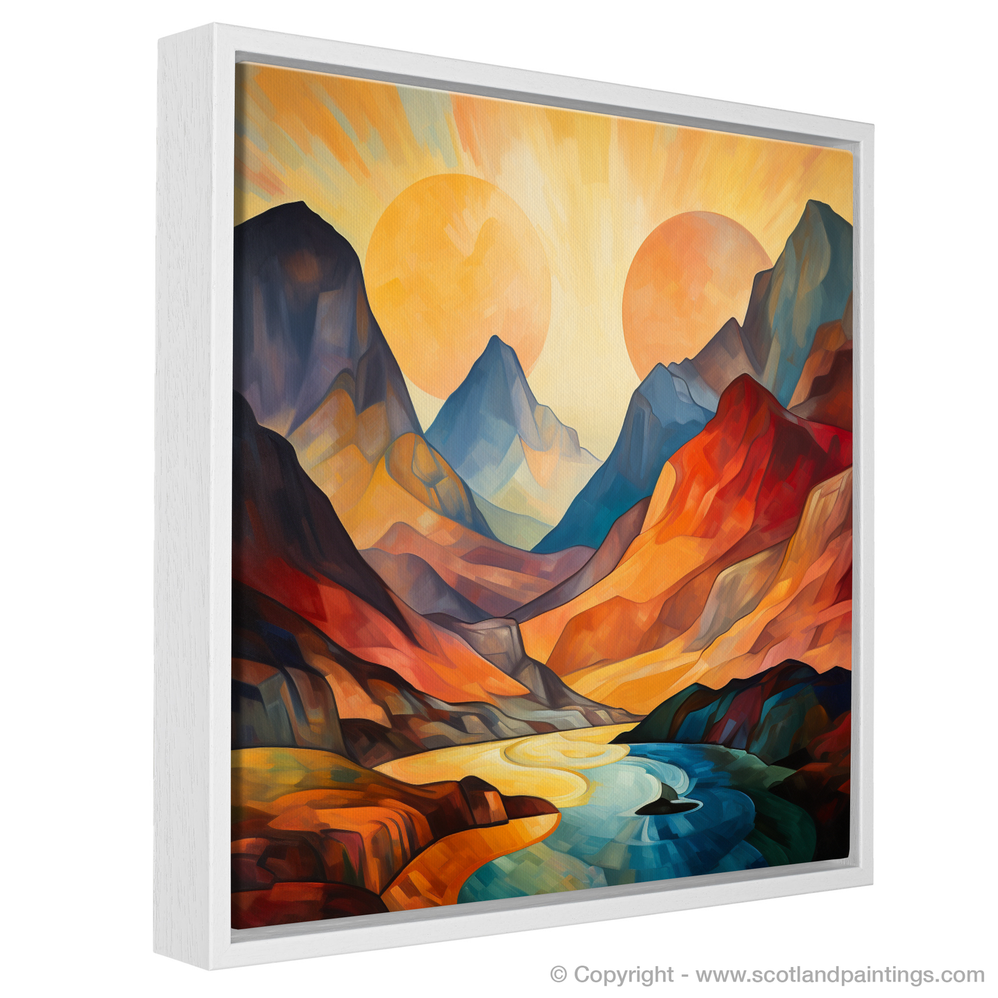 Golden Hour Abstraction: Buachaille Reimagined