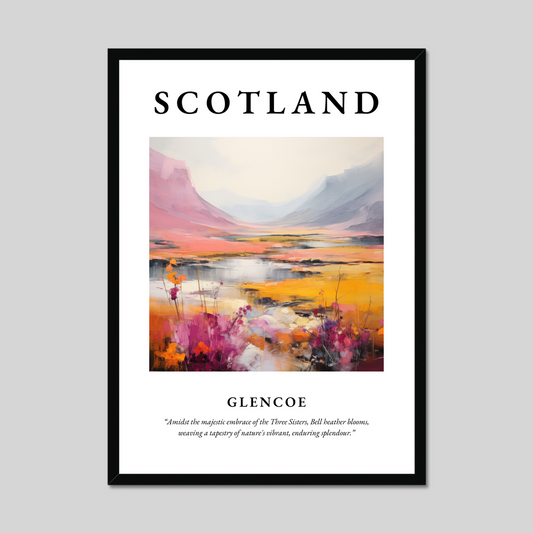 Poster of Glencoe, Scotland.