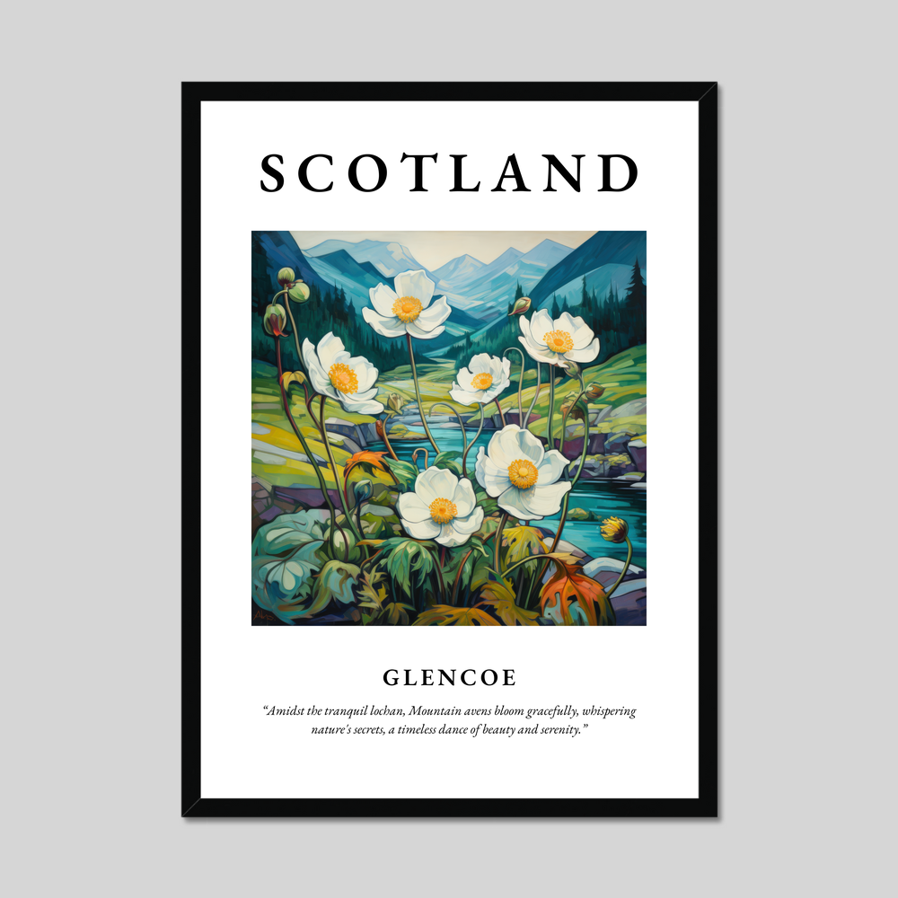 Poster of Glencoe, Scotland.