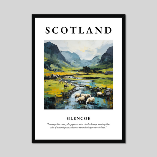 Poster of Glencoe, Scotland.