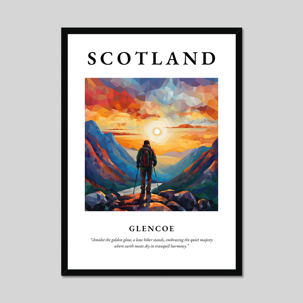 Poster of Glencoe, Scotland.