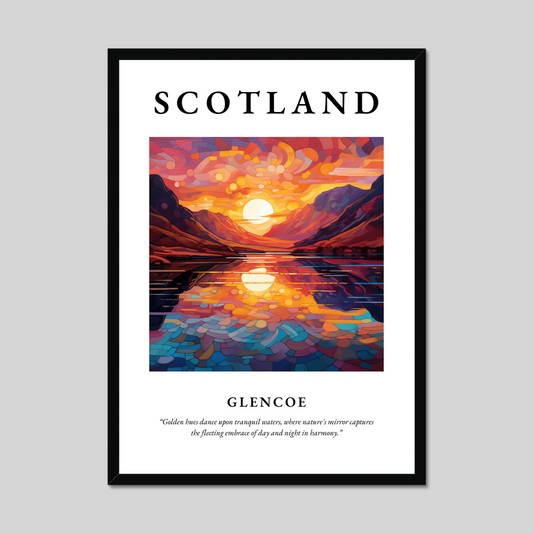 Poster of Glencoe, Scotland.