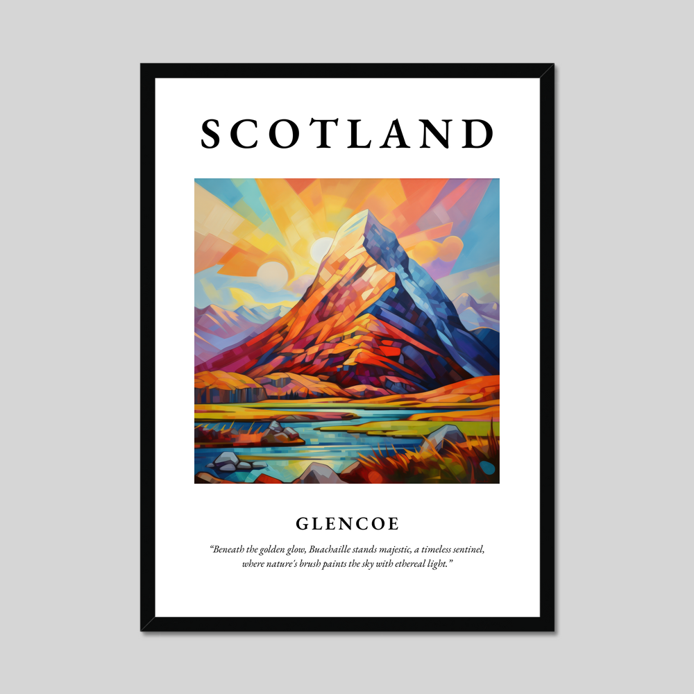 Poster of Glencoe, Scotland.