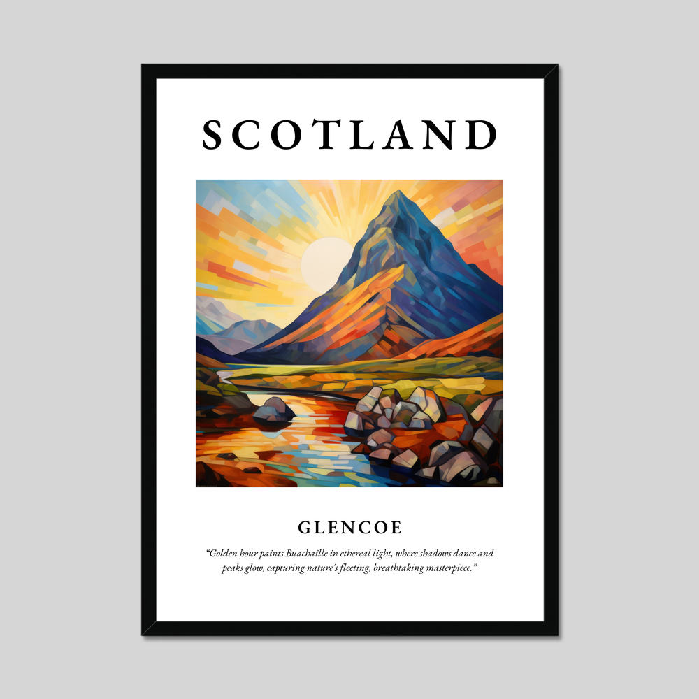 Poster of Glencoe, Scotland.