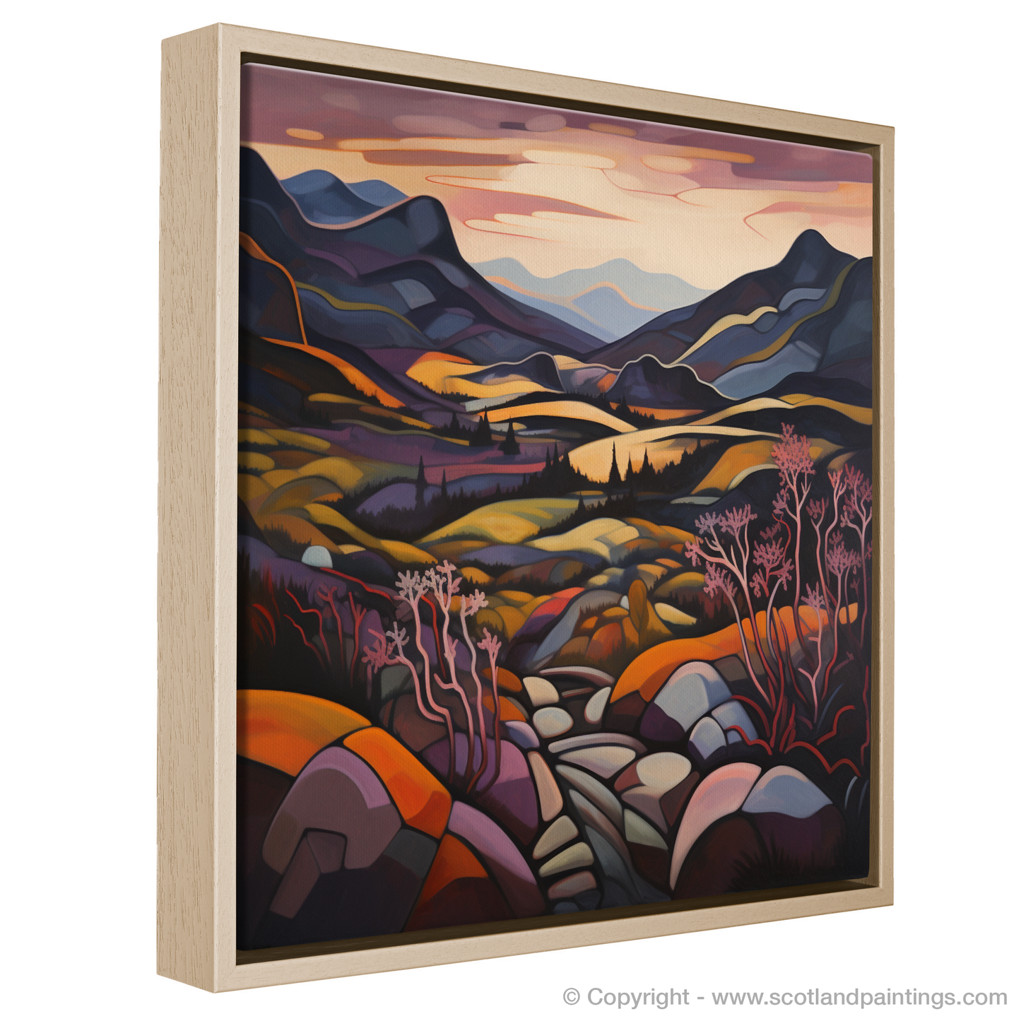 Cubist Dusk at Crowberry Glencoe