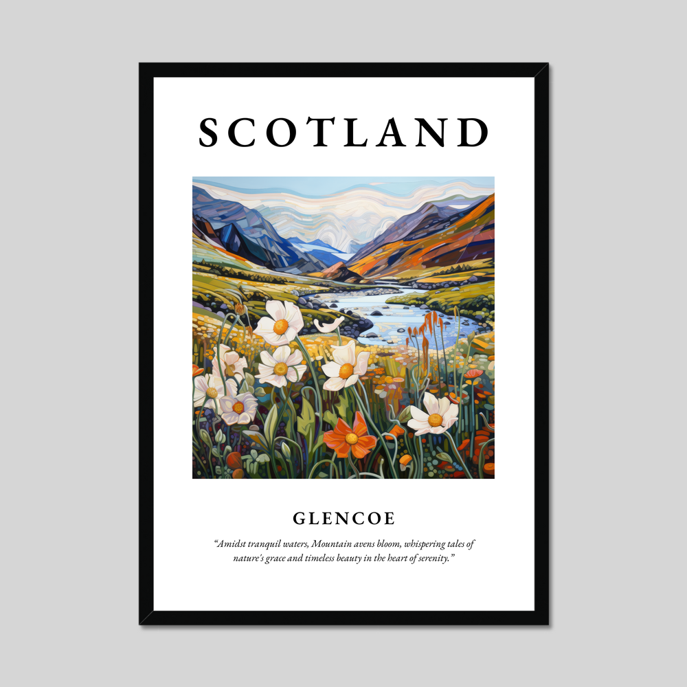 Poster of Glencoe, Scotland.