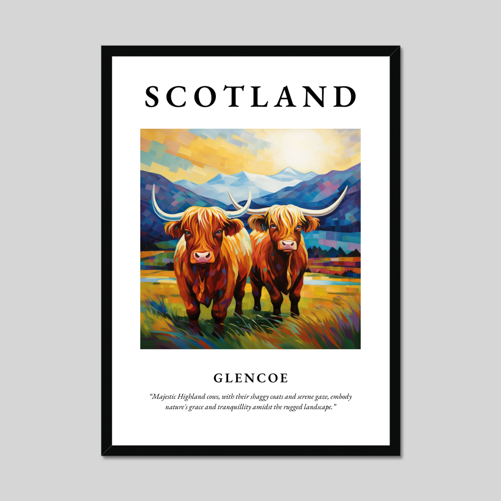 Poster of Glencoe, Scotland.