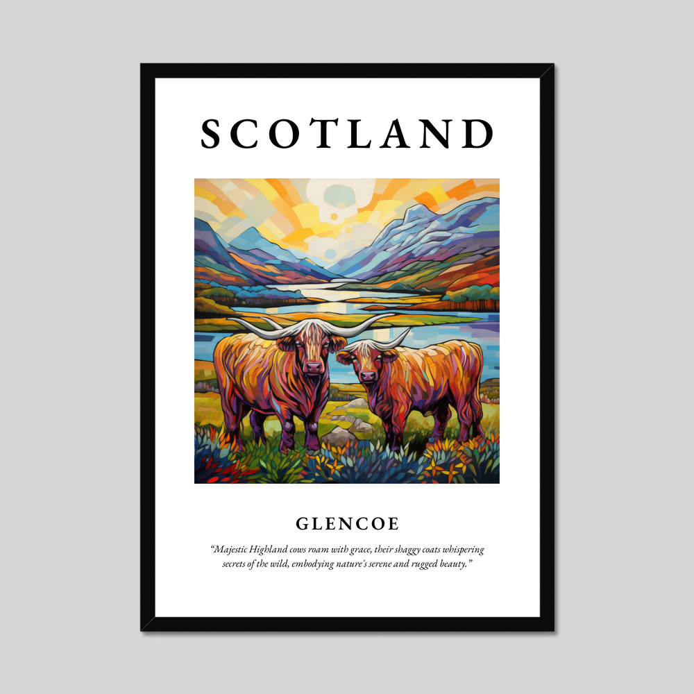 Poster of Glencoe, Scotland.