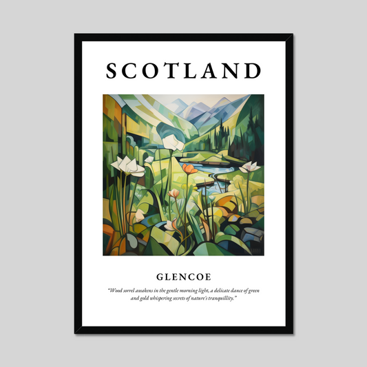 Poster of Glencoe, Scotland.