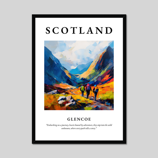 Poster of Glencoe, Scotland.