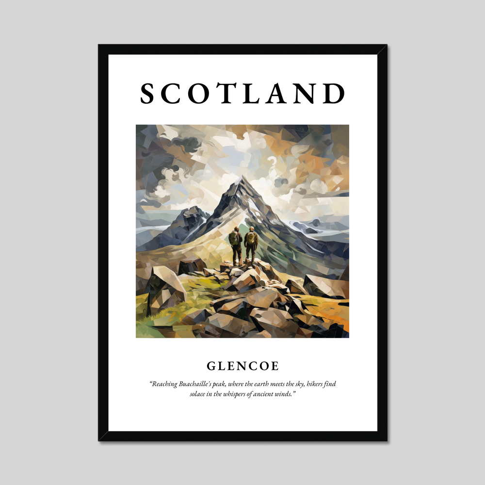 Poster of Glencoe, Scotland.