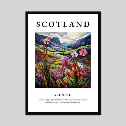 Poster of Glencoe, Scotland.