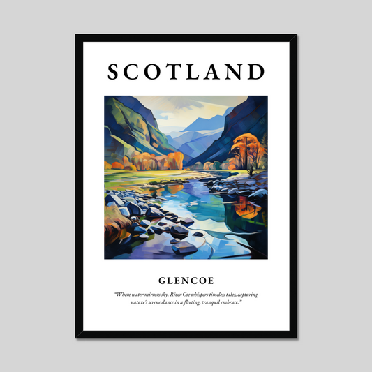 Poster of Glencoe, Scotland.