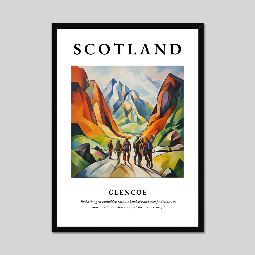 Poster of Glencoe, Scotland.