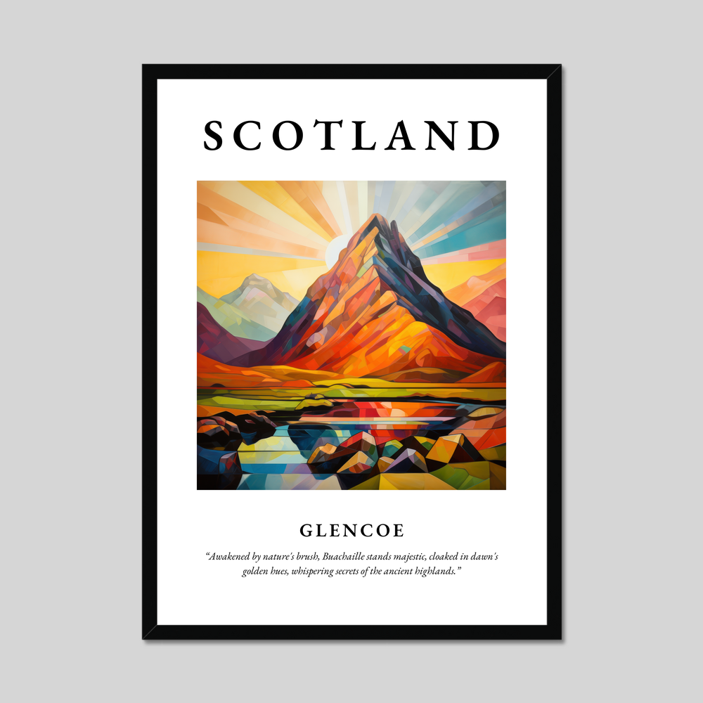 Poster of Glencoe, Scotland.