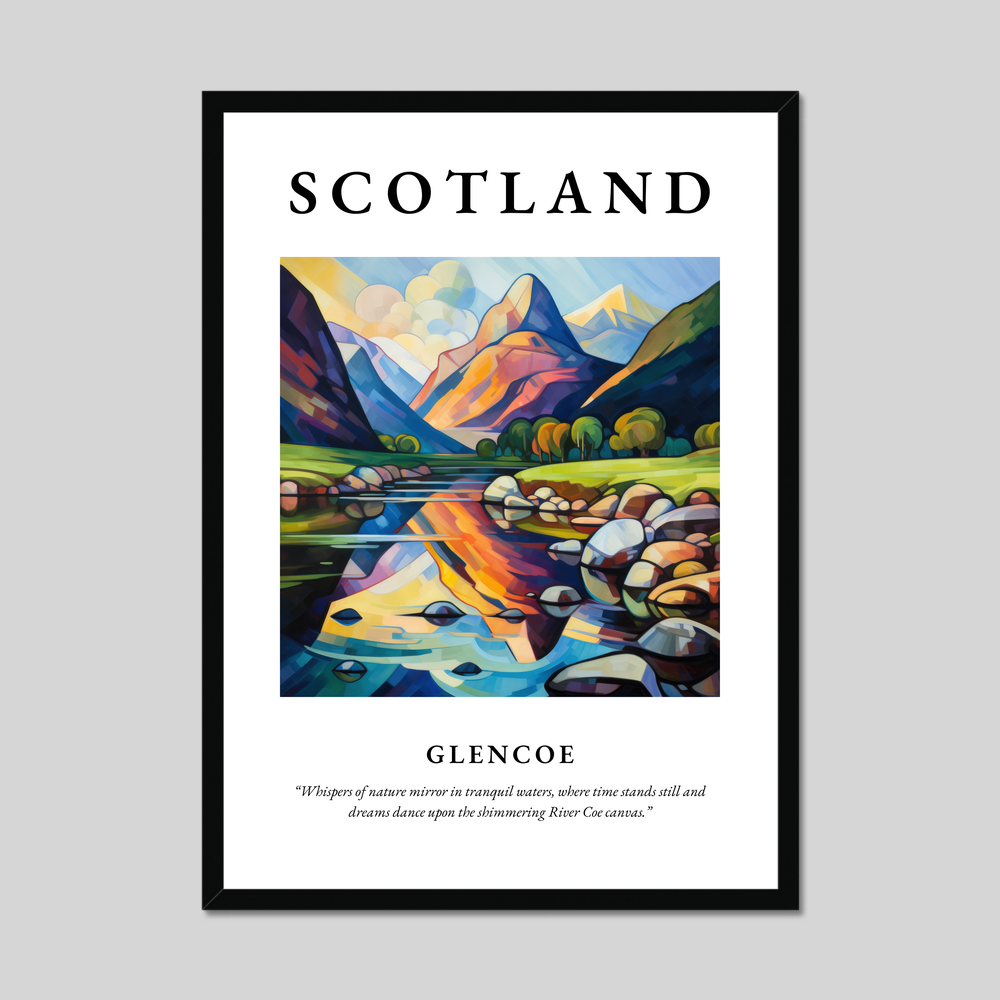 Poster of Glencoe, Scotland.