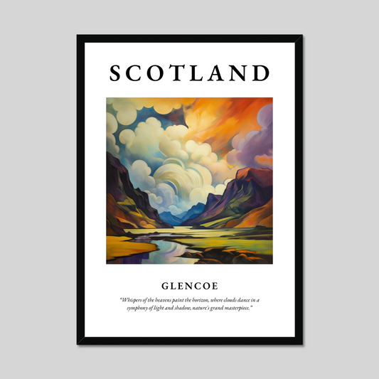 Poster of Glencoe, Scotland.