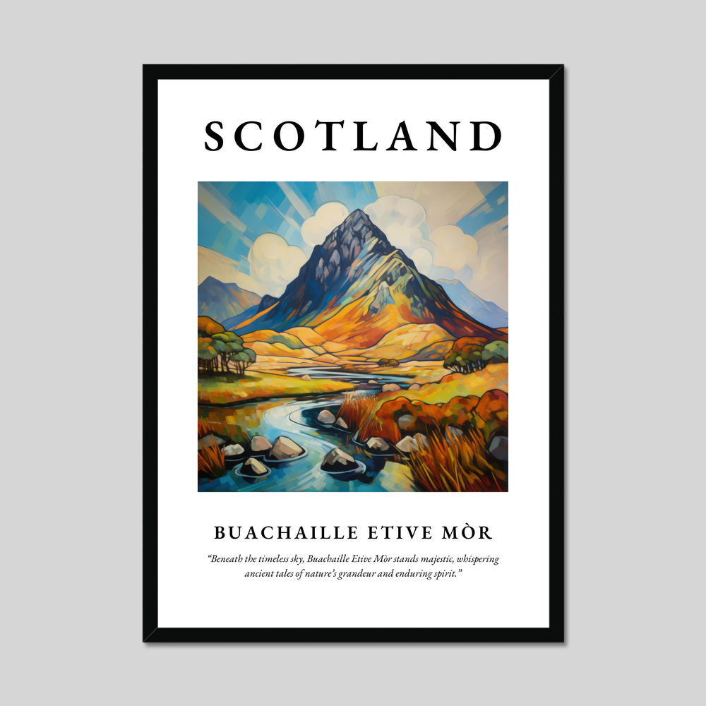 Poster of Buachaille Etive Mòr, Scotland.