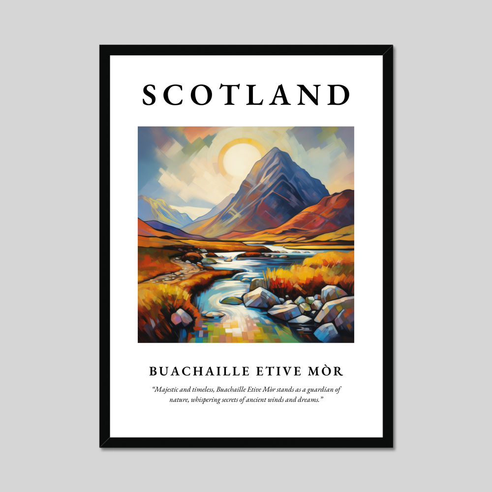 Poster of Buachaille Etive Mòr, Scotland.