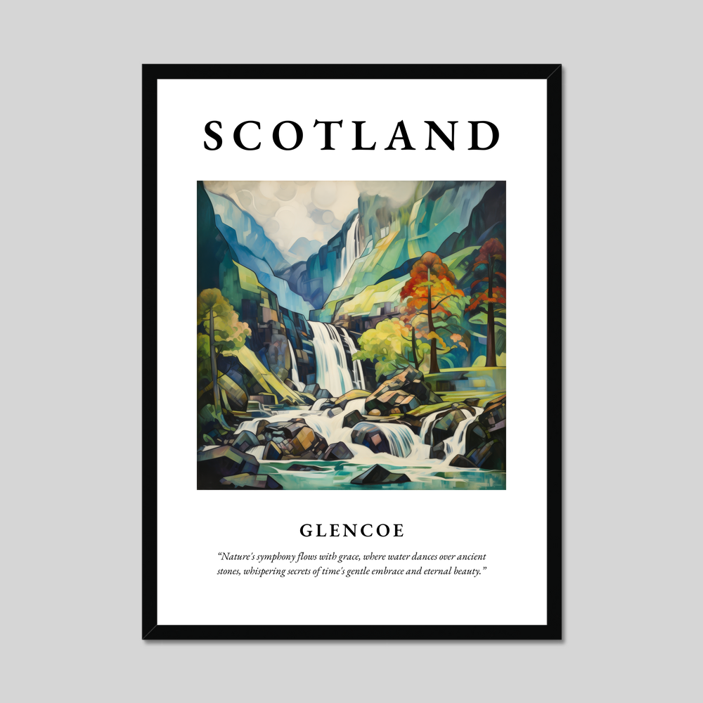 Poster of Glencoe, Scotland.